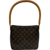 ルイ・ヴィトン LOUIS VUITTON ルーピングMM M51146 ブラウン モノグラムキャンバス レディース ショルダーバッグ