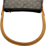 ルイ・ヴィトン LOUIS VUITTON ルーピングMM M51146 ブラウン モノグラムキャンバス レディース ショルダーバッグ