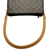 ルイ・ヴィトン LOUIS VUITTON ルーピングMM M51146 ブラウン モノグラムキャンバス レディース ショルダーバッグ