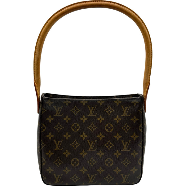 【美品／保存袋付】ルイヴィトン ルーピングMM モノグラム 廃盤 ルイ・ヴィトン LOUIS VUITTON ルーピングMM M51146 ブラウン