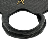 サンローラン SAINT LAURENT イカールマキシショッピングバッグ 698651 ブラック レザー レディース ショルダーバッグ