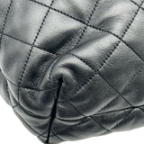 サンローラン SAINT LAURENT イカール マキシ ショッピング 698651 ブラック レザー レディース トートバッグ