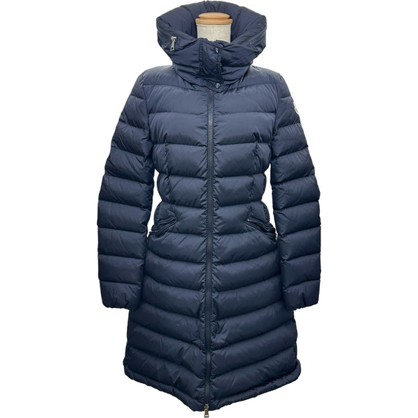 モンクレール MONCLER FLAMMETTE ダウンコート ネイビー ナイロン