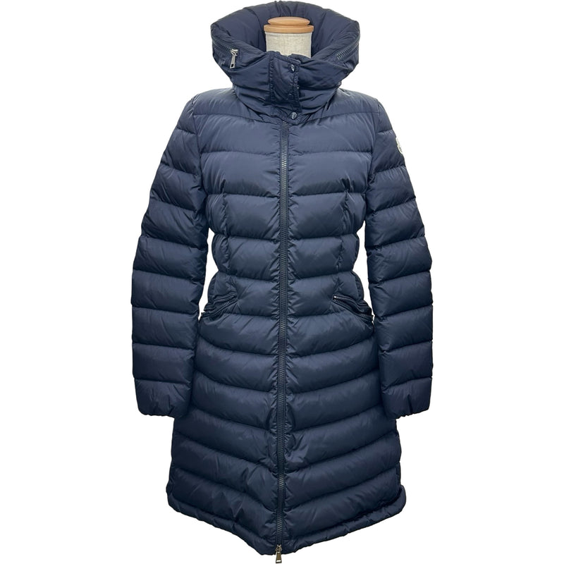 モンクレール MONCLER FLAMMETTE ダウンコート ネイビー ナイロン