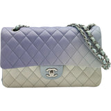 シャネル CHANEL マトラッセ25 A01112 パープル/ブルー/ホワイト シルバー金具 ラムスキン レディース ショルダーバッグ