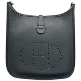 エルメス HERMES エヴリン3 PM □R刻印 ブラック シルバー金具 トリヨン レディース ショルダーバッグ