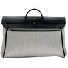 エルメス HERMES エールバッグジップ50 キャビン K刻印 ブラック シルバー金具 トワル レディース ショルダーバッグ