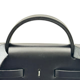 エルメス HERMES エールバッグジップ50 キャビン K刻印 ブラック シルバー金具 トワル レディース ショルダーバッグ