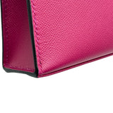 エルメス HERMES ケリーエラン B刻印 ローズパープル シルバー金具 ヴォーマダム レディース ショルダーバッグ