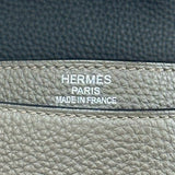 エルメス HERMES サックアデペッシュ38 刻印不鮮明 トープ シルバー金具 トゴ メンズ ビジネスバッグ