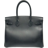 エルメス HERMES バーキン30 U刻印 ブラック シルバー金具 エプソン レディース ハンドバッグ