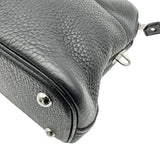 エルメス HERMES ボリード31 C刻印 ブラック シルバー金具 トリヨン レディース ショルダーバッグ