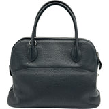 エルメス HERMES ボリード31 C刻印 ブラック シルバー金具 トリヨン レディース ショルダーバッグ