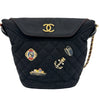 シャネル CHANEL パリハンブルクチェーンショルダーバッグ A57868 26番台 ブラック ゴールド金具 メティエダール/ウール レディース ショルダーバッグ