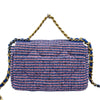 シャネル CHANEL CHANEL 19バッグ AS1180 ピンク/ブルー シルバー/ゴールド金具 ツイード レディース ショルダーバッグ