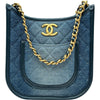 シャネル CHANEL マトラッセホーボーショルダー AS4532 ブルー デニム レディース ショルダーバッグ