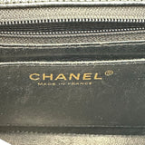 シャネル CHANEL ミニマトラッセ18 A01115 8番台 ブラック ゴールド金具 キャビアスキン レディース ショルダーバッグ