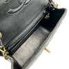 シャネル CHANEL ミニマトラッセ18 A01115 8番台 ブラック ゴールド金具 キャビアスキン レディース ショルダーバッグ