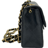 シャネル CHANEL ミニマトラッセ18 A01115 8番台 ブラック ゴールド金具 キャビアスキン レディース ショルダーバッグ