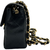 シャネル CHANEL ミニマトラッセ18 A01115 8番台 ブラック ゴールド金具 キャビアスキン レディース ショルダーバッグ