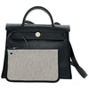エルメス HERMES エールバッグジップPM D刻印 ブラック シルバー金具 トワルアッシュ/ベルリエンヌ レディース ショルダーバッグ