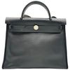 エルメス HERMES エールバッグジップPM D刻印 ブラック シルバー金具 トワルアッシュ/ベルリエンヌ レディース ショルダーバッグ