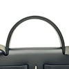 エルメス HERMES エールバッグジップPM D刻印 ブラック シルバー金具 トワルアッシュ/ベルリエンヌ レディース ショルダーバッグ