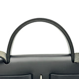 エルメス HERMES エールバッグジップPM D刻印 ブラック シルバー金具 トワルアッシュ/ベルリエンヌ レディース ショルダーバッグ