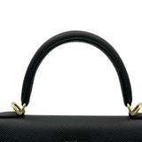 エルメス HERMES ケリー25 外縫い G刻印 ブラック ゴールド金具 エプソン レディース ショルダーバッグ