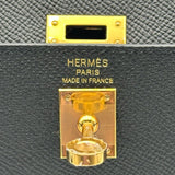 エルメス HERMES ケリー25 外縫い G刻印 ブラック ゴールド金具 エプソン レディース ショルダーバッグ