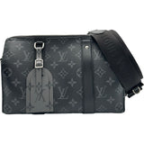 ルイ・ヴィトン LOUIS VUITTON シティ・キーポル M45936 ブラック モノグラム・エクリプス メンズ ショルダーバッグ