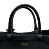 プラダ PRADA バックルバッグ ミディアム 1BA417 ブラック レザー レディース ショルダーバッグ