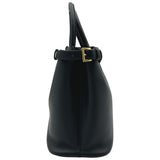プラダ PRADA バックルバッグ ミディアム 1BA417 ブラック レザー レディース ショルダーバッグ