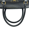 プラダ PRADA ミニボストン ブラック サフィアーノ レディース ショルダーバッグ