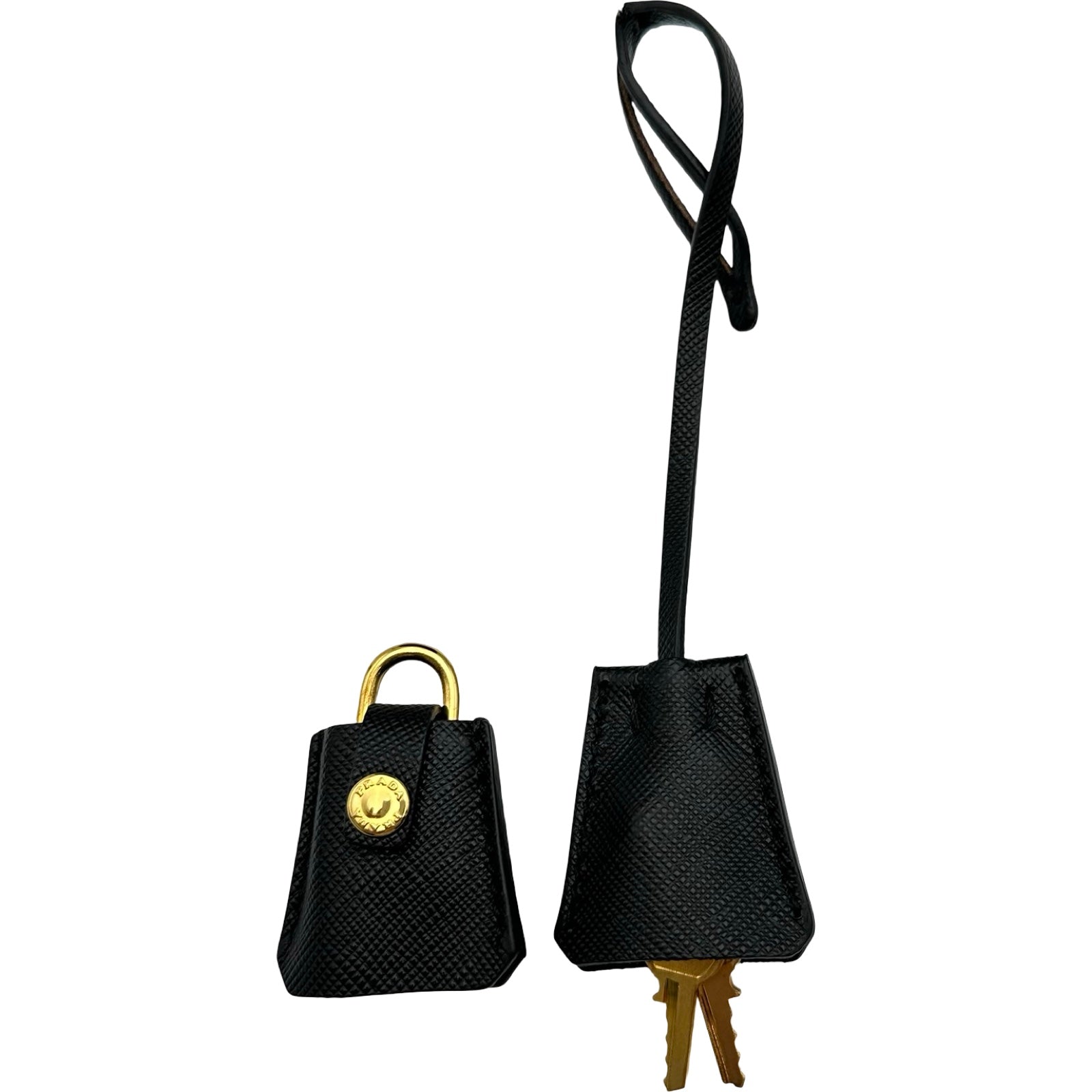 プラダ PRADA ミニボストン ブラック サフィアーノ レディース