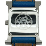 エルメス HERMES Hウォッチ HH1.210 ブルー ステンレススチール クオーツ レディース 腕時計