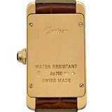 カルティエ Cartier タンク アメリカン SM W2607456 シルバー ピンクゴールド クオーツ レディース 腕時計