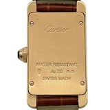 カルティエ Cartier タンク アメリカン SM W2607456 シルバー ピンクゴールド クオーツ レディース 腕時計