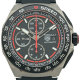 タグ・ホイヤー TAG HEUER フォーミュラ1 クロノグラフ CBZ2082.FT8096 ブラック チタン 自動巻き メンズ 腕時計