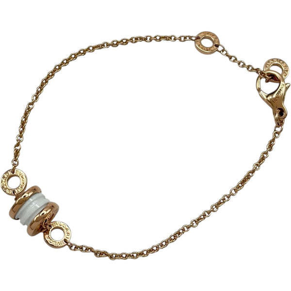 ブルガリ BVLGARI ビーゼロワンエレメントブレスレット ピンクゴールド
