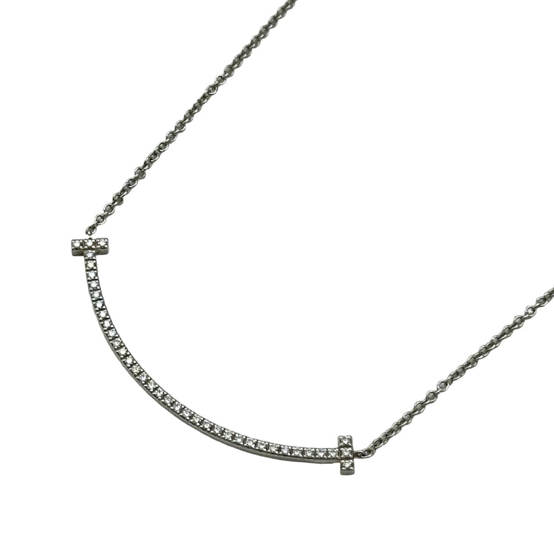 ティファニー TIFFANY＆CO Tスマイルダイヤネックレススモール