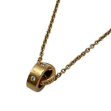 ブルガリ BVLGARI ローマンソルベダイヤネックレス ピンクゴールド Au750 ジュエリー