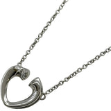 ティファニー TIFFANY＆CO テンダネスハートダイヤネックレス ホワイトゴールド 750 ダイヤモンド ジュエリー