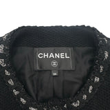 シャネル CHANEL ココマークボタンツイードジャケット P80879 ブラック ツイード レディース その他アウター