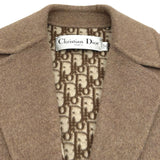 クリスチャン・ディオール Christian Dior オブリーク総柄ウールコート 220M51A1375 ブラウン ウール レディース その他アウター