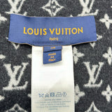 ルイ・ヴィトン LOUIS VUITTON モノグラム フーデッドポンチョ FICO17 ブラック ウール レディース その他アウター