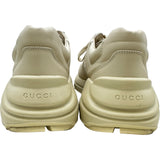 グッチ GUCCI ラインレザーローカットスニーカー 500877 ホワイト レザー メンズ スニーカー