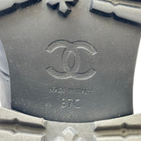 シャネル CHANEL ココマークパールアンクルブーツ G45183 ブラック ナイロン レディース ブーツ