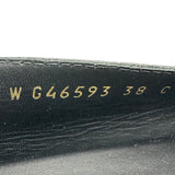 シャネル CHANEL ココマークバレリーナ スニーカー G46593 ブラック レザー レディース スニーカー