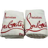 クリスチャン・ルブタン Christian louboutin スワロフスキーハイカットスニーカー ブラック キャンバス メンズ スニーカー